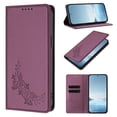 thumbnail image 1 of Case for BLU View 5 Pro, Shockproof PU Leather Flip Wallet Case with RFID Block Card Slots Stand Magnetic Phone Cover for BLU View 5 Pro, Violet, 1 of 7
