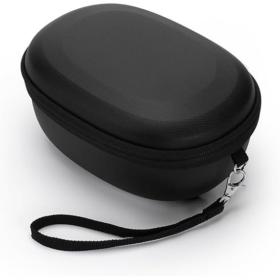 Case for Beats Studio Pro/Solo 4/Solo 3/Studio3 On-Ear Headphones, Portable Travel Hard Shell Storage Bag (Black)
