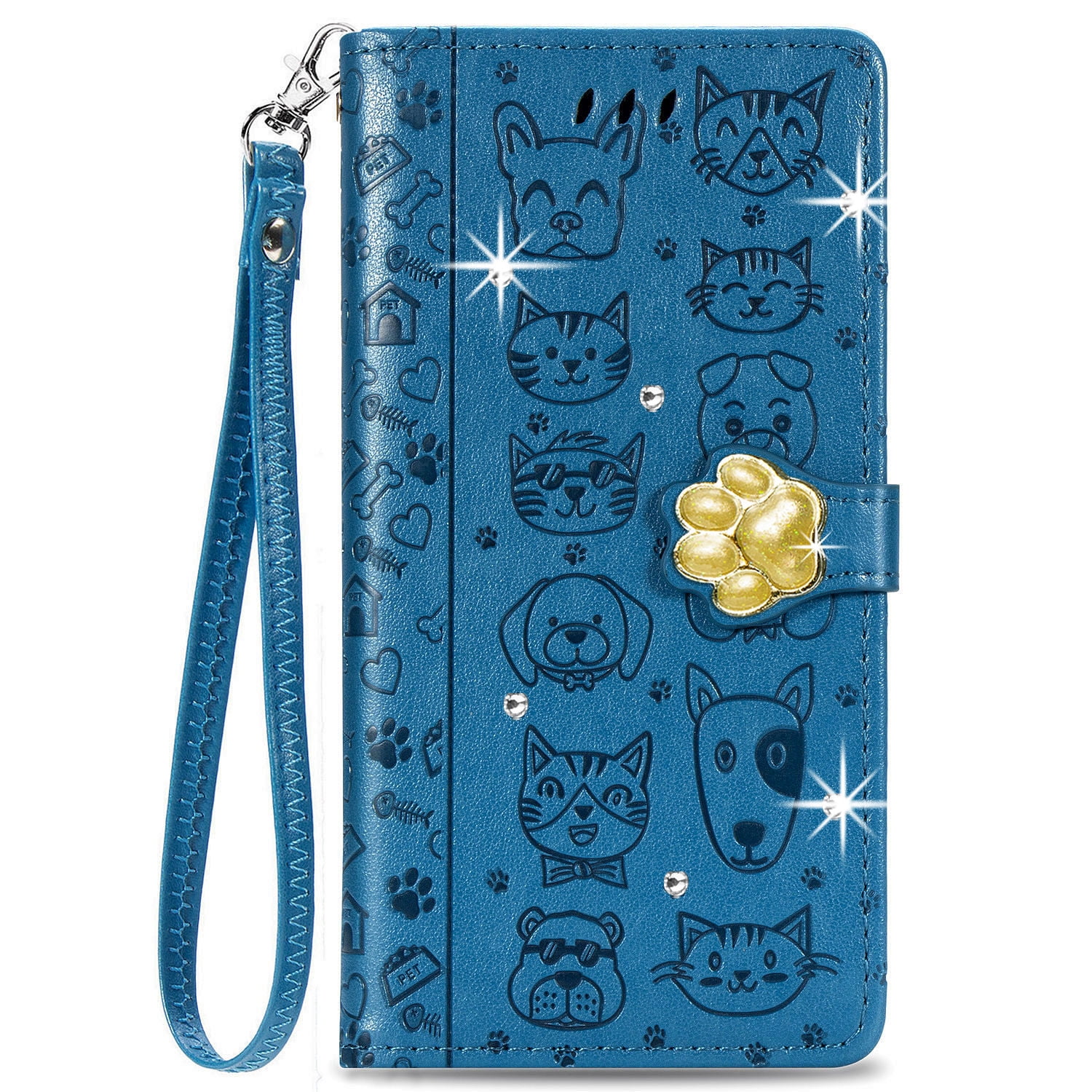 Classic PU Leather Wallet Flip Case For Samsung Galaxy S25 Plus, Ultra Thin Shockproof Card Slots Kickstand Wrist Strap Full Body Protective Phone Cover R - View #4