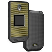 حافظة لهاتف CAT S22 Flip، غطاء واقي من Nakedcellphone Slim Hard Shell - ذهبي غامق