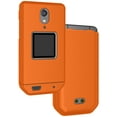 thumbnail image 1 of Case for CAT S22 Flip Phone, Nakedcellphone Slim Hard Shell Protector Cover - Bright Orange, 1 of 7