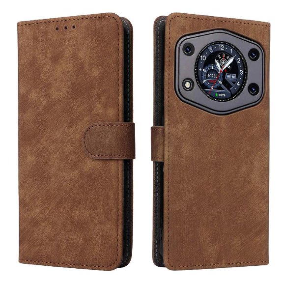 Case for Cubot A30 Pu Leather Rfid Blocking Card Slots Cover Magnetic Closure Flip Folio Wallet