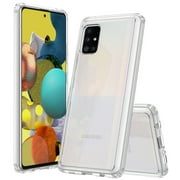 Case for Galaxy A51 5G, Clear [Aquaflex] Transparent Flexible TPU [Shock Absorbing] Cover for Samsung Galaxy A51 5G SM-A516