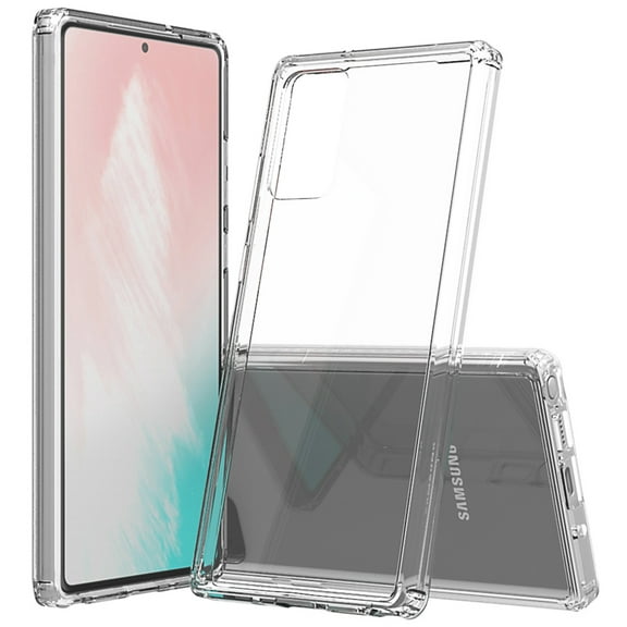 Case for Galaxy Note 20, Clear [Aquaflex] Transparent Flexible TPU [Shock Absorbing] Cover for Samsung Galaxy Note 20