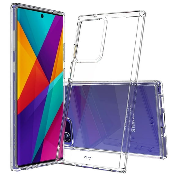 Case for Galaxy Note 20 Ultra, Clear [Aquaflex] Transparent Flexible TPU [Shock Absorbing] Cover for Samsung Galaxy Note 20 Ultra