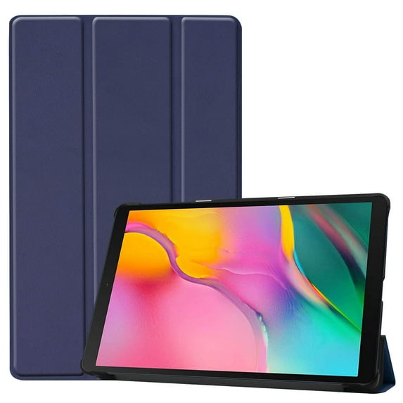 Case for Galaxy Tab A 10.1 2019 T510/T515, Slim Tri-Fold Folding Shell Cover for Samsung Galaxy Tab A 10.1 Released in 2019 (Navy Blue)