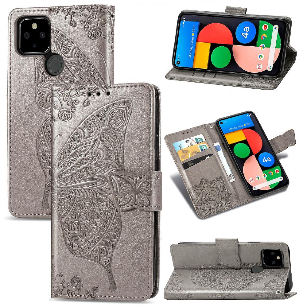 Case for Google Pixel 4A 5G Multi-color Wing Butterfly Business Wallet ...