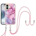 thumbnail image 1 of Case for Google Pixel 6A case,Shiny IMD Marble Pattern Lanyard Case for Girls,Enhanced Camera and Screen Protection Cover, 1 of 6