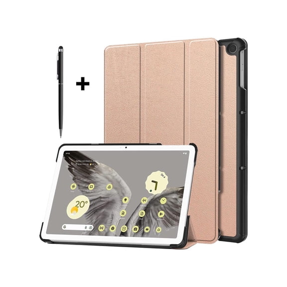 Case for Google Pixel Tablet 11 Inch 2023, Slim Stand Protective Case Smart Folio Cover with 2 in 1 Stylus Pen