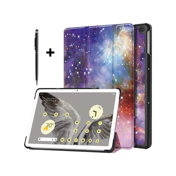 Case for Google Pixel Tablet 11 Inch 2023, Slim Stand Protective Case Smart Folio Cover with 2 in 1 Stylus Pen