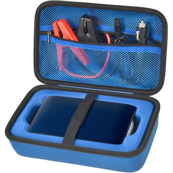 Case for Halo Bolt Air 58830/Air + Portable Emergency Power Kit, Storage Holder for Air Nozzles-Blue (Box Only)