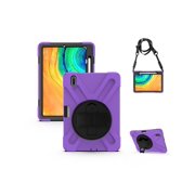 Case for Huawei MatePad Pro 10.8 Inch Heavy Duty Shockproof Rugged Protective Cover with Kickstand / Pencil Holder / Hand Strap / Shoulder Strap