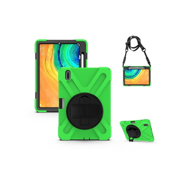 Case for Huawei MatePad Pro 10.8 Inch Heavy Duty Shockproof Rugged Protective Cover with Kickstand / Pencil Holder / Hand Strap / Shoulder Strap