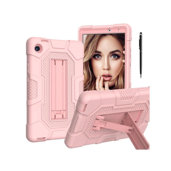 Case for Huawei MatePad T8 8 Inch 2020 with Kickstand, Heavy Duty Shockproof Protective Cover with Stylus Pen