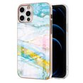 Case for IPhone 12 PRO MAX Marble Pattern Soft Bumper Protection Slim