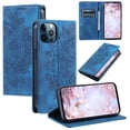 thumbnail image 1 of Case for IPhone 12 Pro Max PU Leather Full Protection Shockproof Flip Cover Side Buckle Card Insertion, 1 of 5
