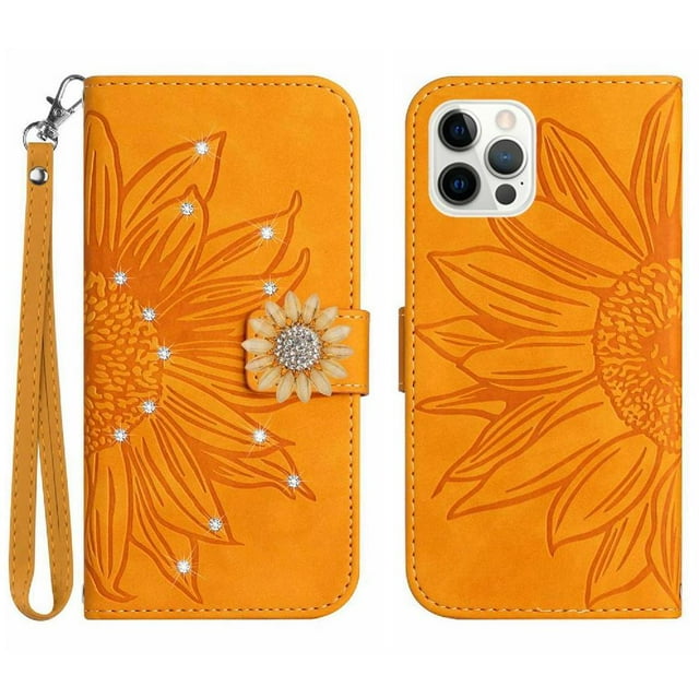 Case for IPhone 12 Pro Phone Case Shockproof TPU Shell PU Leather Flip