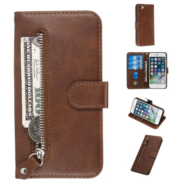 Case for IPhone SE 2020/8/7 Protective Cover Leather Card Slot Holders