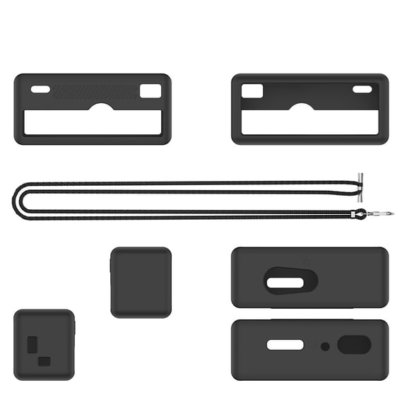 Case for KODAK Charmera, Soft Silicone Protective Case with Wrist Strap, Anti-Scratch Protective Housing Camera Cover