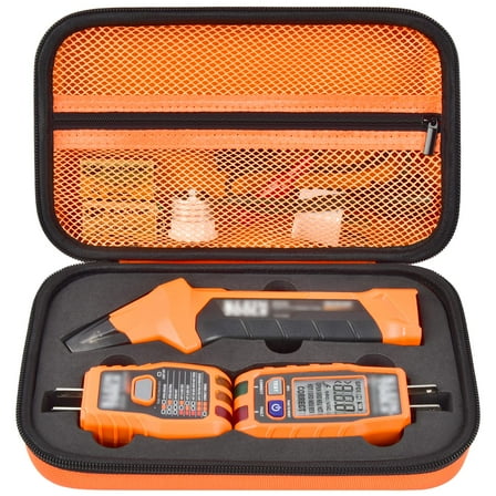 Case for Klein Tools Digital Circuit Breaker Finder and GFCI Outlet Tester Kit-Orange (Box Only)