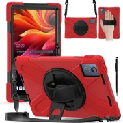 Case for Lenovo Tab K11 Plus 11.45 inch 2024 TB352FU TB352XU Shockproof Protective Cover Pencil Holder Stand Shoulder Strap Stylus Pen