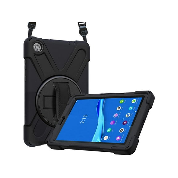 Case for Lenovo Tab M10 FHD Plus 10.3 inch 2020 2nd Gen / K10, TB-X606F TB-X606X TB-X6C6F TB-X6C6X Shockproof Cover with Stand, Shoulder Strap