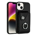 thumbnail image 1 of Case for MOTO G 5G 2025 Wallet Case with Card Holder Design 360°Rotation Ring Stand Snap Button Shockproof Protective Case, 1 of 6