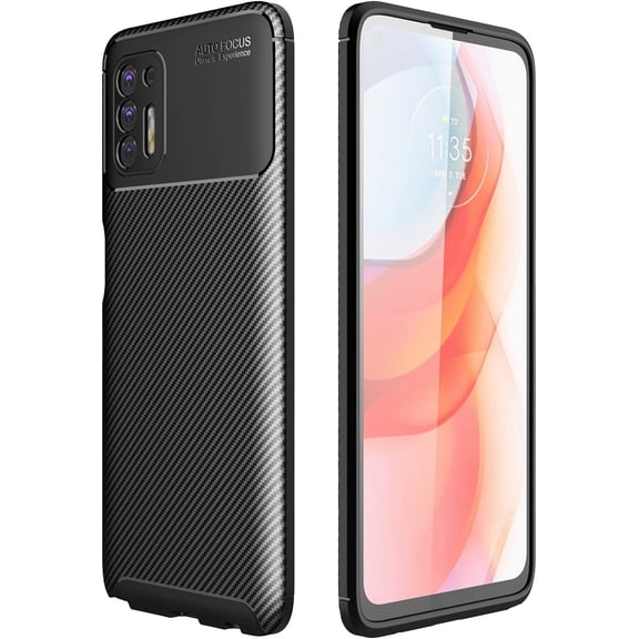 Case for Moto G Stylus 2021, Slim Shockproof Soft TPU Protective Shell Compatible with Motorola Moto G Stylus 2021 (Black)