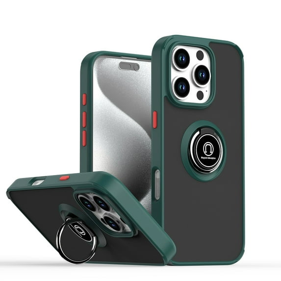 Case for Moto G84 protective case, Slim Military Grade Car Holder Shockproof Anti-Drop Built-in Ring Holder Magnetic Kickstand Protective Cover