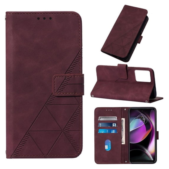 Case for Motorola MOTO G 5G 2023 PU Leather Credit Card Holder Flip Folio Book Protective Wallet Cover