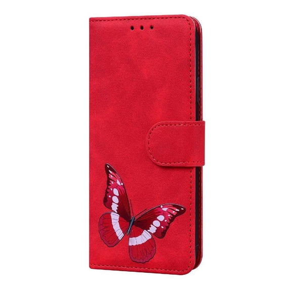 Case for Motorola MOTO G PLAY 4G 2024 Wallet Color Printed Flip Folio Cover Butterfly Card Slots
