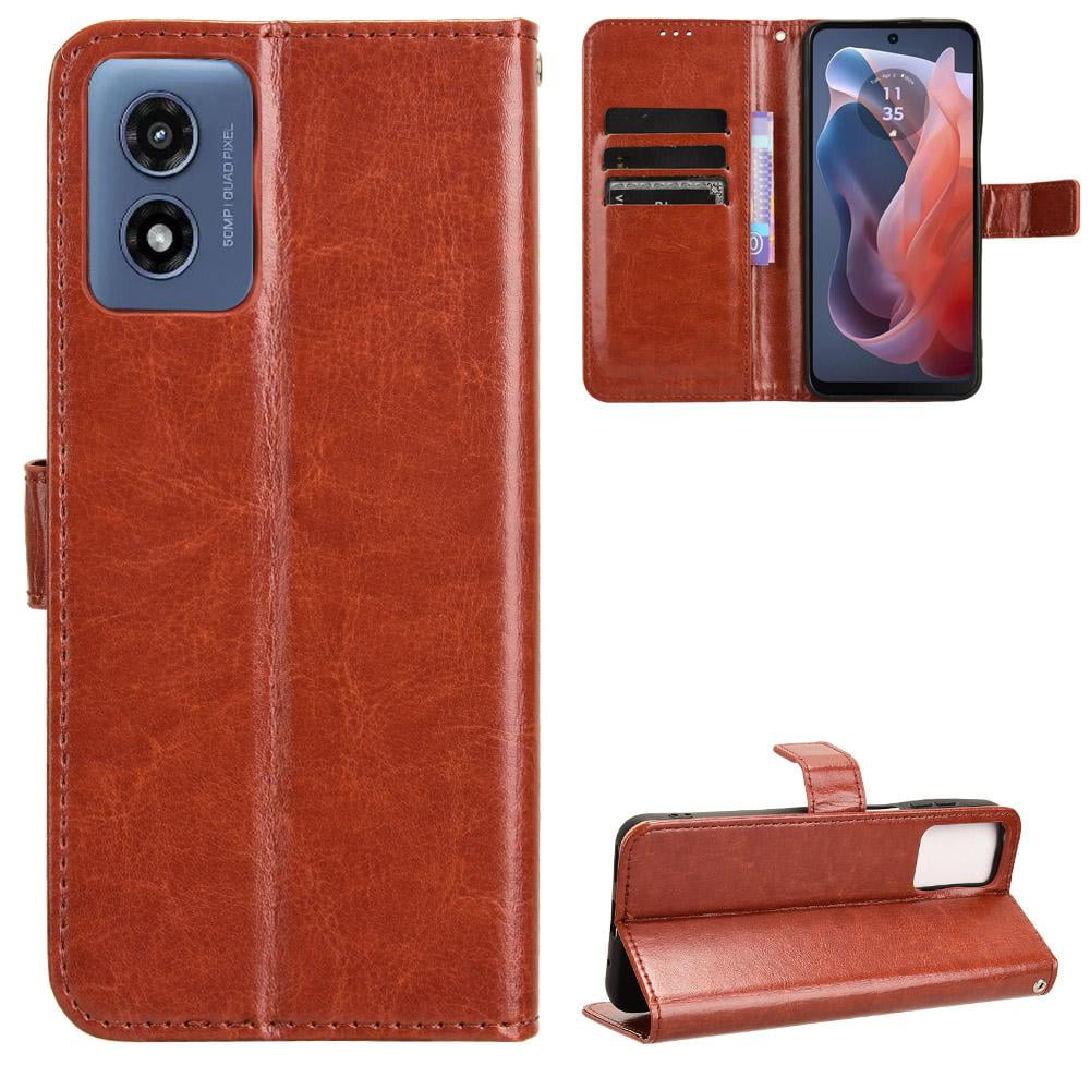 Case for Motorola MOTO G Play 4G 2024 Flip Cover Wallet Card Holder Magnetic