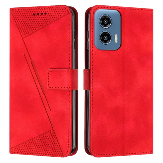 Case for Motorola MOTO G Play 5G 2024 Card Insertion Shockproof Flip Cover PU Leather Full Protection Side Buckle
