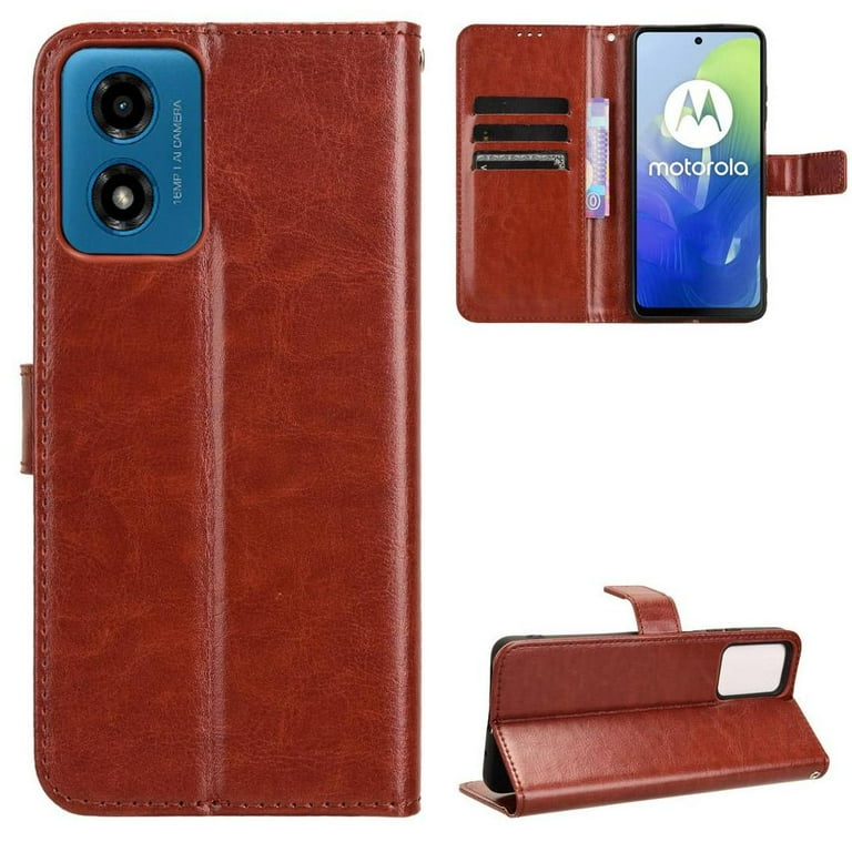 Case for Motorola MOTO G24/G04 Wallet Flip Cover Magnetic Card