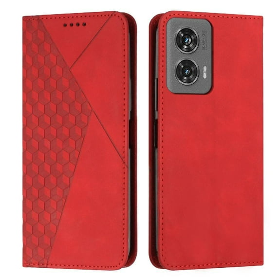 Case for Motorola Moto Edge 50 Fusion 5g Card Insertion Shockproof Flip Cover Side Buckle Full Protection Pu Leather