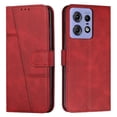 thumbnail image 1 of Case for Motorola Moto Edge 50 Pro Card Insertion Pu Leather Side Buckle Full Protection Shockproof Flip Cover, 1 of 5