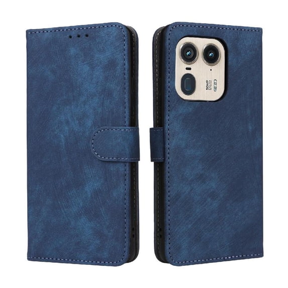 Case for Motorola Moto Edge 50 Ultra 5g Magnetic Closure Pu Leather Rfid Blocking Flip Folio Wallet Card Slots Cover