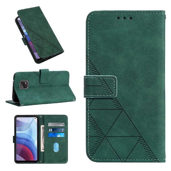 Case for Motorola Moto G Power 2021 Flip Folio Book Protective Credit Card Holder Wallet Cover PU Leather