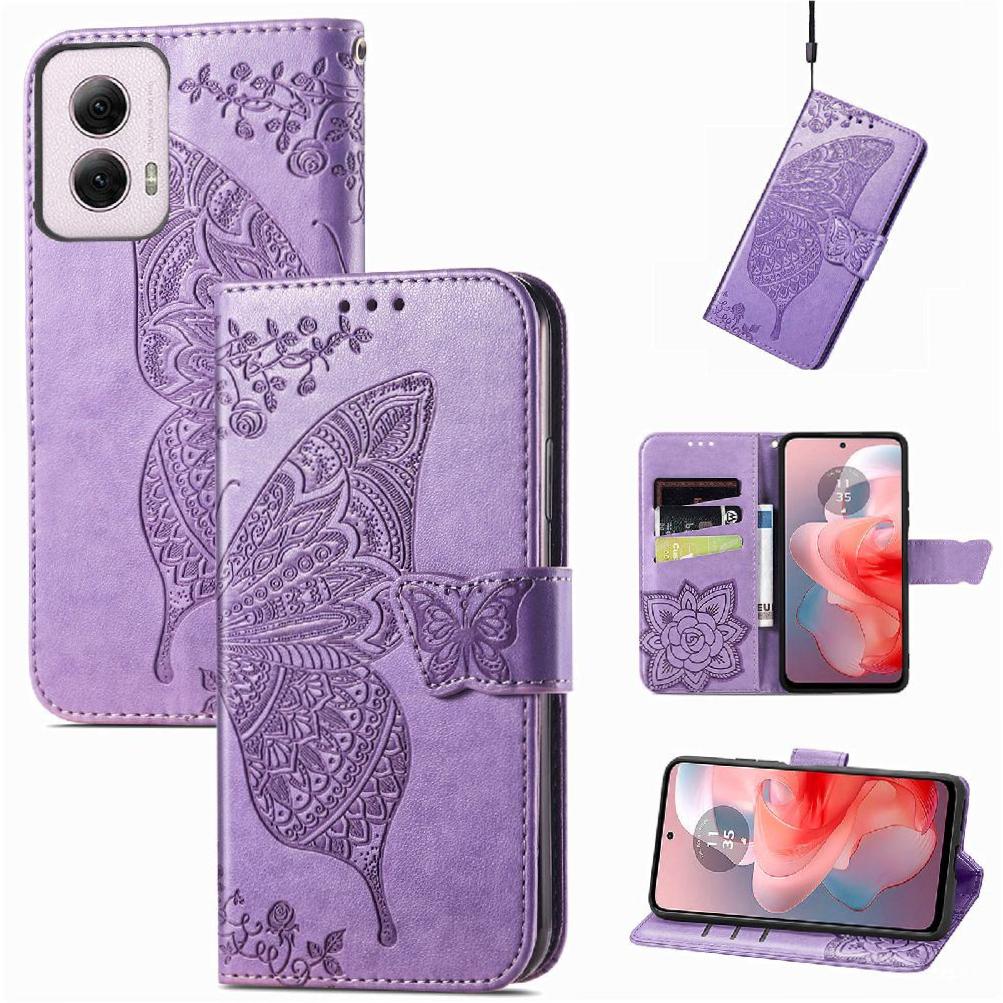 Case for Motorola Moto G Power 2024 Multicolor Business Butterfly Wing