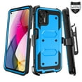 thumbnail image 1 of Case for Motorola Moto G Stylus 2021 Belt Clip Holster Kickstand Shock Proof Phone Case [Built in Screen Protector] for Moto G Stylus 2021 - Blue, 1 of 6