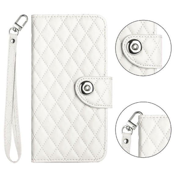 Case for Motorola Moto One 5g Ace 2021 Wrist Strip Shockproof Stylish Protective Card Holder Wallet Cover
