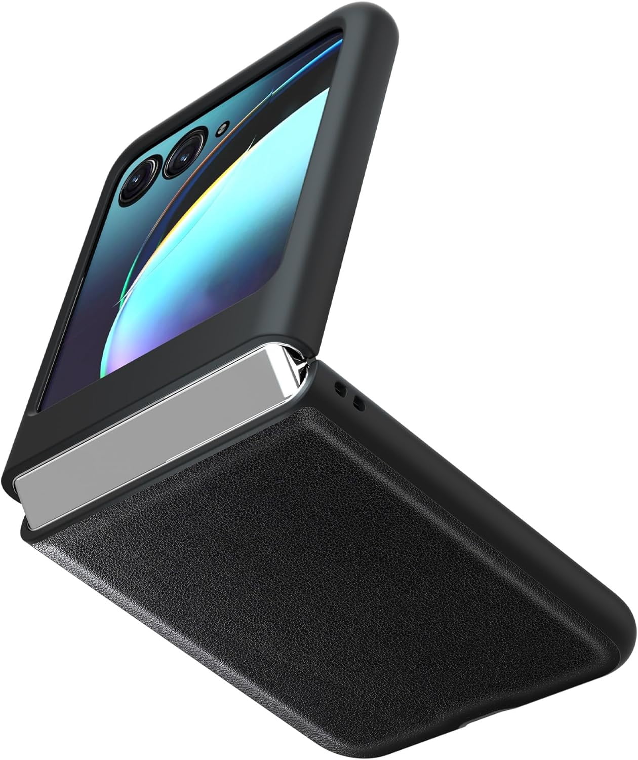 Case for Motorola Razr+ 2023 (Razr Plus 2023) PU Leather Back Cover ...