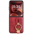 thumbnail image 1 of Case for Motorola Razr 60 Ultra Wrist Strap with Bottle Opener Buckle Ring Kickstand Compatibility Premium Pu Leather, 1 of 5