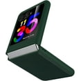 thumbnail image 1 of Case for Motorola Razr Plus 2023 (Razr+ 2023) with Cover Screen Protector, Genuine Leather Phone Case for Moto Razr+ 2023 - Green, 1 of 13