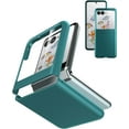 thumbnail image 1 of Case for Motorola Razr Plus 2023 (Razr+ 2023) with External Screen Protector Thin Hard PC Cover Phone Case for Moto Razr+ 2023 - Green+Glass, 1 of 13