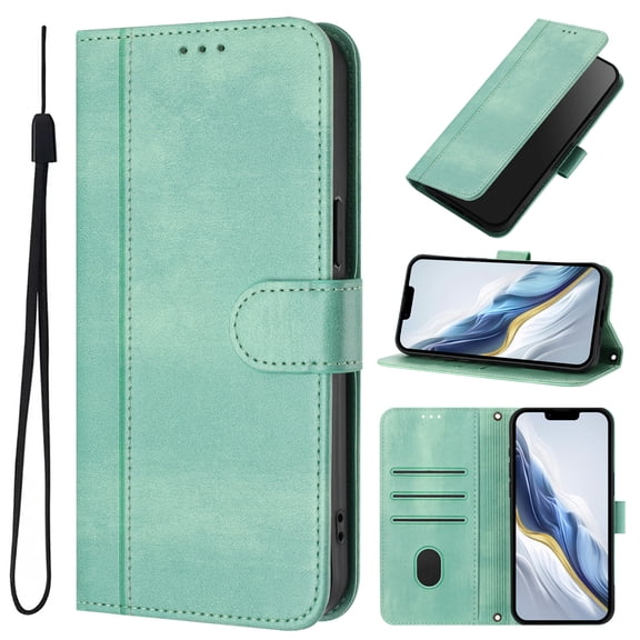 Case for NOKIA C12 Wallet Case, Card Holder Slots, PU Leather Phone Cover, Wrist Strap, Magnetic Closure,Stand Flip Shockproof Protective Case