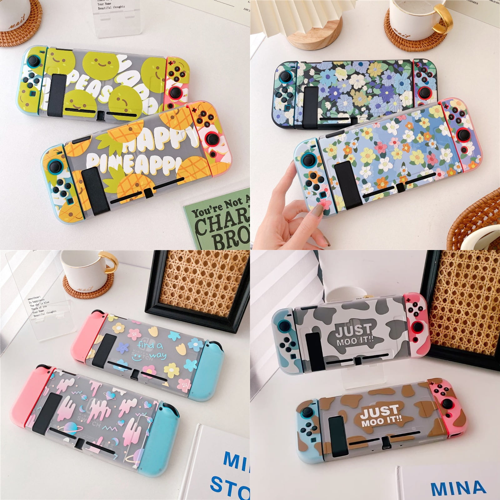 Case for Nintendo Switch, Cute Cartoon Pattern Print Protective Anti ...