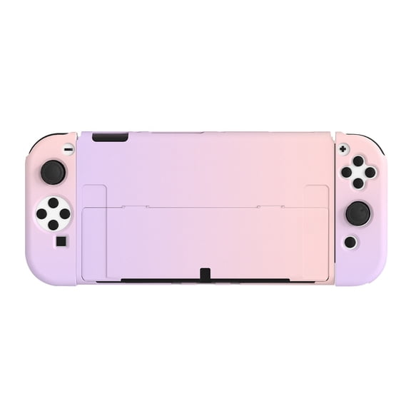 Case for Nintendo Switch OLED - Skin-Friendly PC Hard Shell, Dockable with Built-in Stand