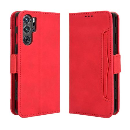Case for Nnubia Red Magic 9 Pro/PRO Plus Magnetic Closure Adjustable Detachable Card Holder Leather Wallet Cover