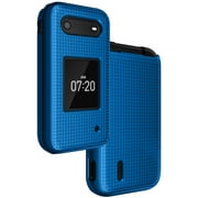Case for Nokia 2760 Flip Phone, Nakedcellphone [Grid Texture] Slim Hard Shell Protector Cover for Tracfone N139DL